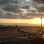 羽田空港 第2ターミナルのレストランで朝食